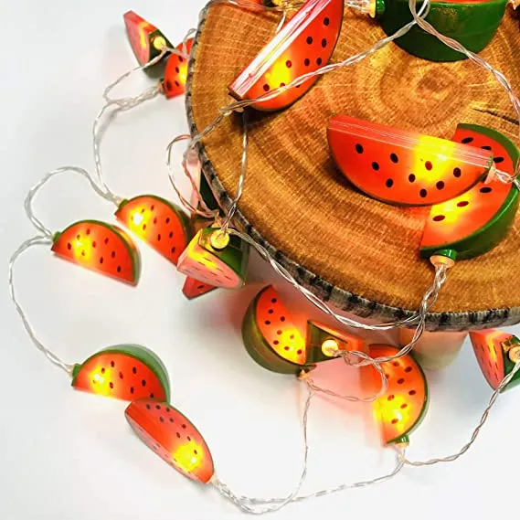 10 LED Battery Operated String Light with Watermelon - Warm White