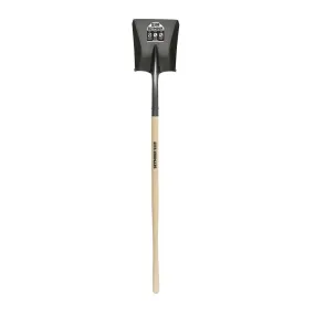 16 Ga. #2 Square Point Shovel, 42" Wood Handle