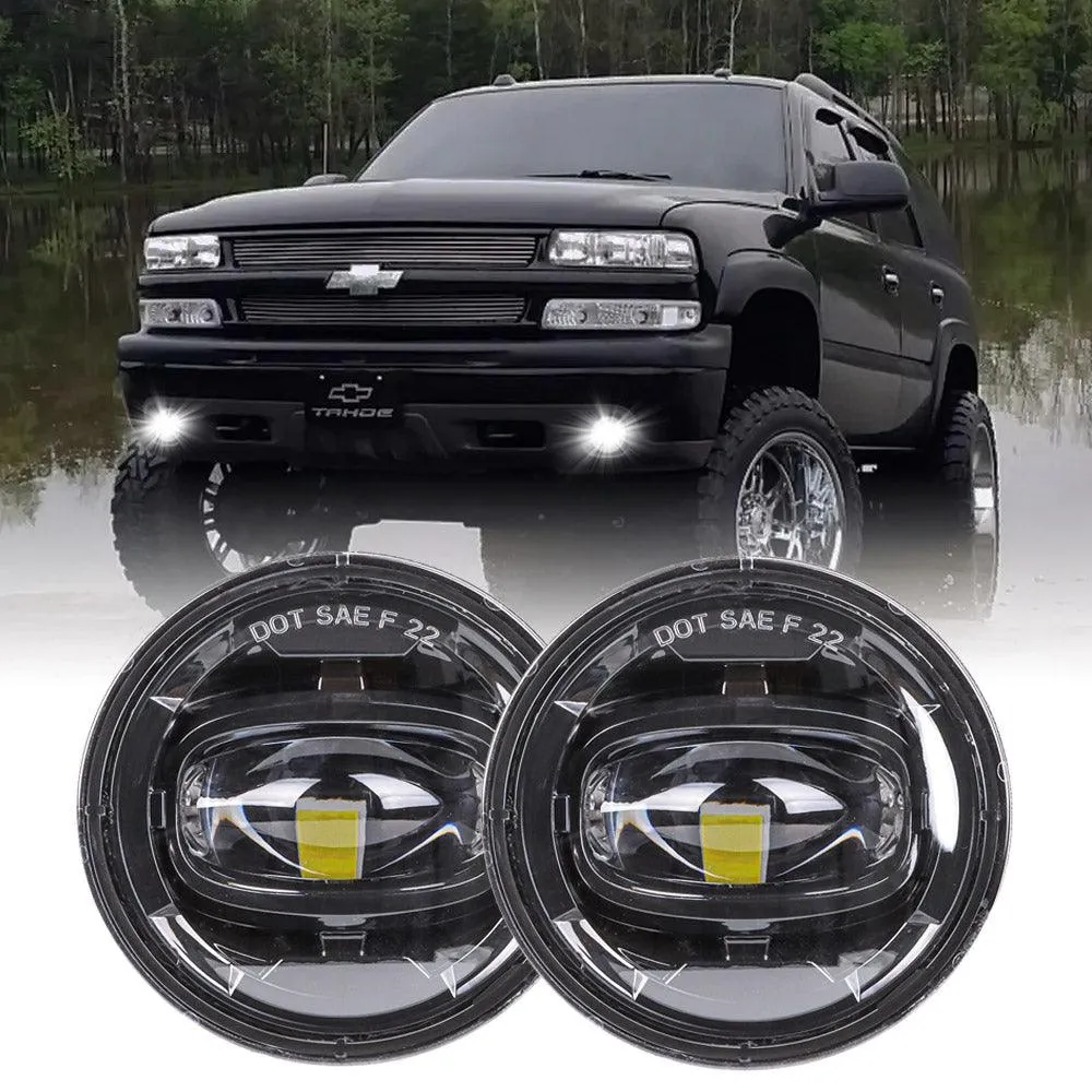 (2pcs/set) LED Fog Lights Assembly for 2001-2006 Chevy Suburban 1500 Z71, 2001-2006 Chevy Tahoe Z71