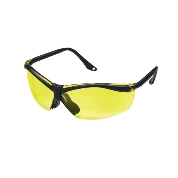 3M 90966-WV12 Sport-Inspired Safety Eyewear, Anti-Scratch Lens, Semi-Rimless Frame, Black Frame