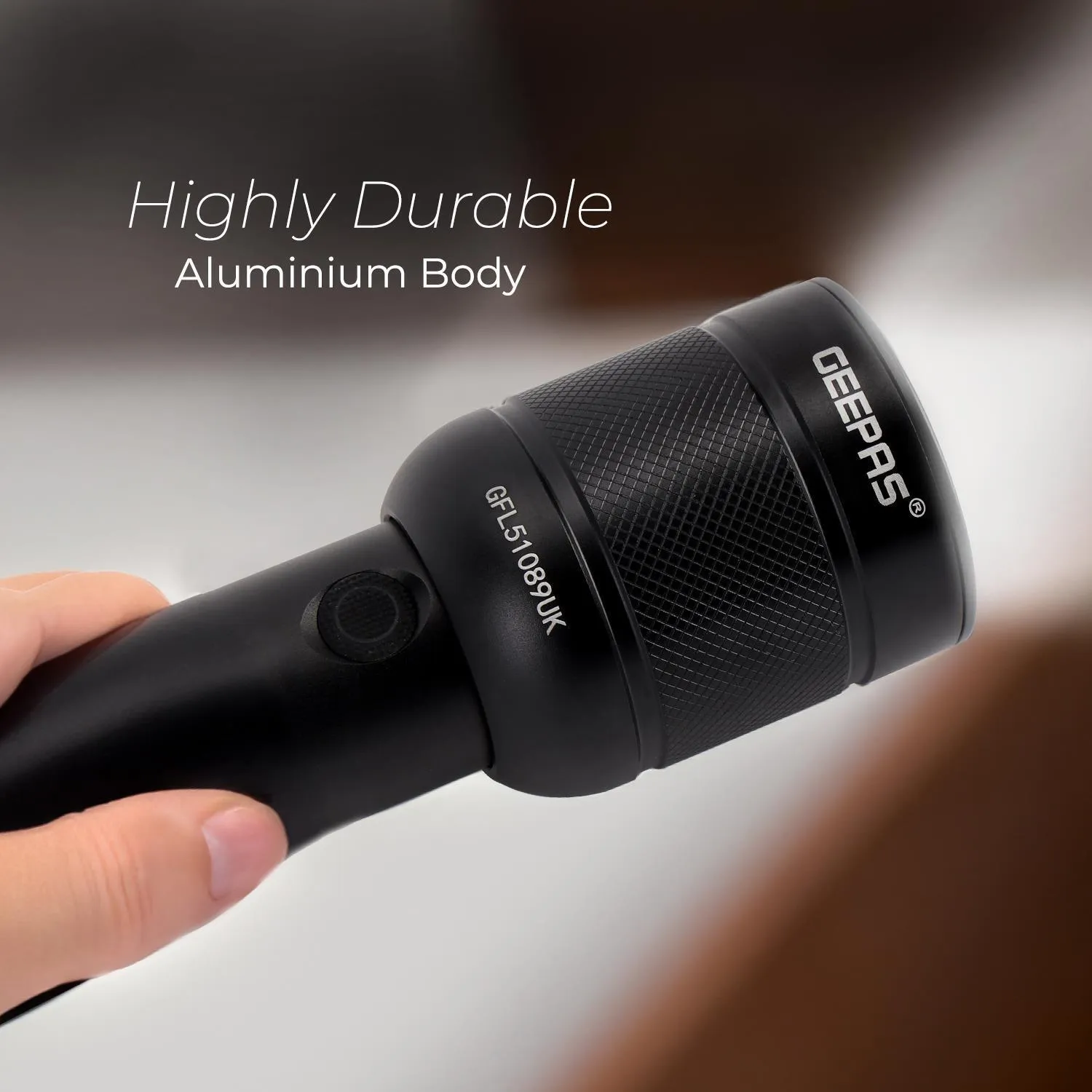 450M Range Super-Bright LED Rechargeable Flashlight