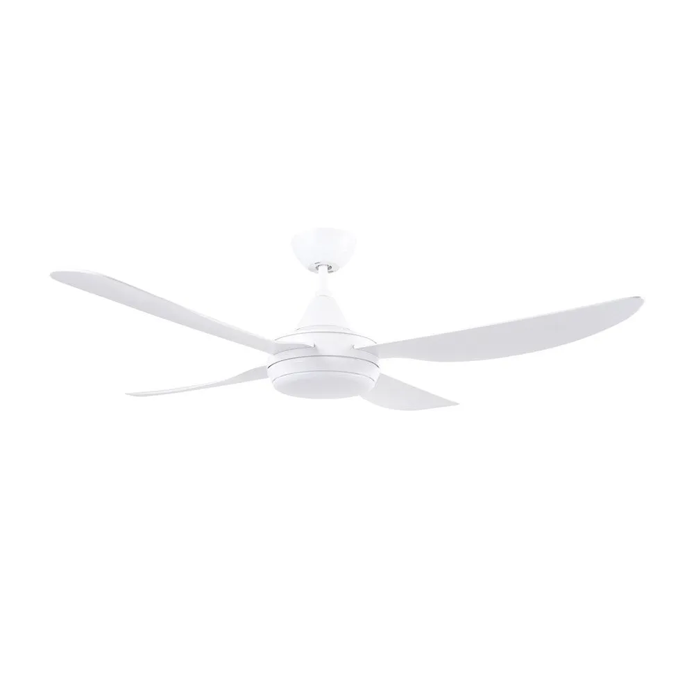 48" Vector DC Ceiling Fan White, Black with Light 22693/XX Brilliant Lighting