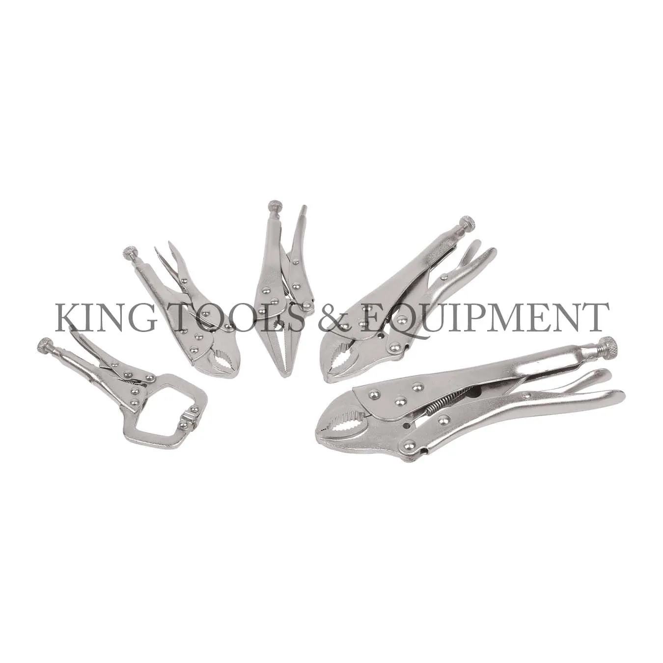 5-pc Assorted LOCKING GRIP PLIERS SET - 3614-0