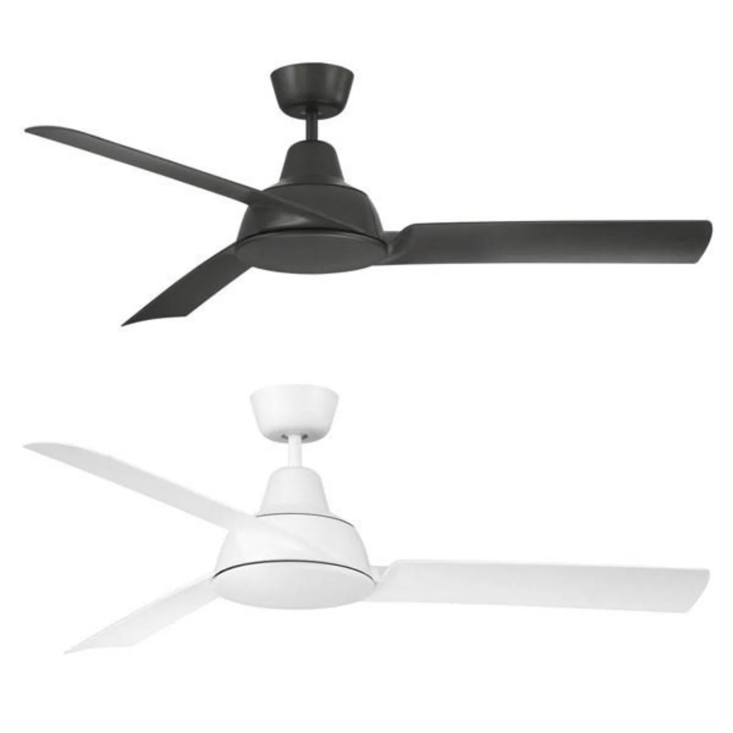 52" (1300mm) Airventure AC Ceiling Fan only in Black or White