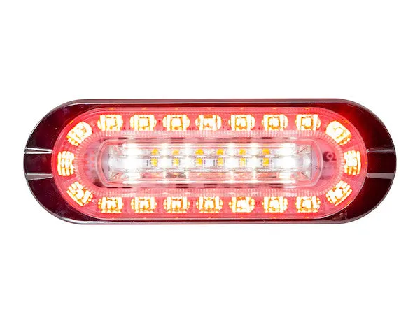 5626432 - COMBINATION 6 INCH LED STOP/TURN/TAIL, BACKUP, AND AMBER STROBE LIGHT