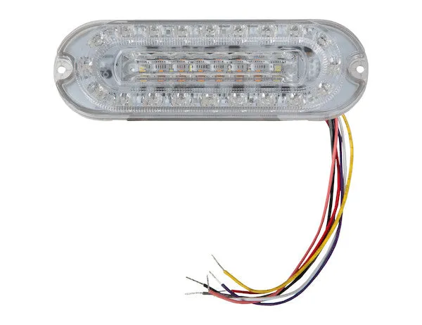 5626432 - COMBINATION 6 INCH LED STOP/TURN/TAIL, BACKUP, AND AMBER STROBE LIGHT