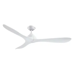 56" Modern DC Motor Downrod Mount Reversible Ceiling Fan with Remote Control