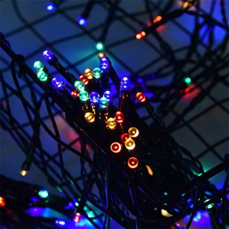 5m Garden Outdoor Solar String Lights - Colour