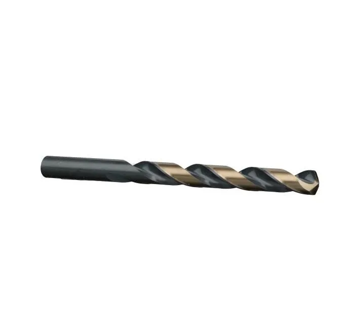 #60 Wire Size Jobber Length Drill Bit - Black and Gold - Split Point - 12 Pack