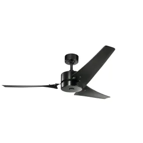 60"Ceiling Fan from the Motu Collection in Satin Black Finish by Kichler