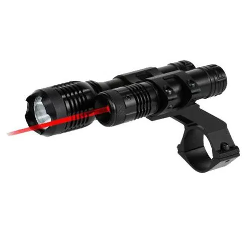 650nM Red Laser -  w-160 Lumen Light 1" Mount