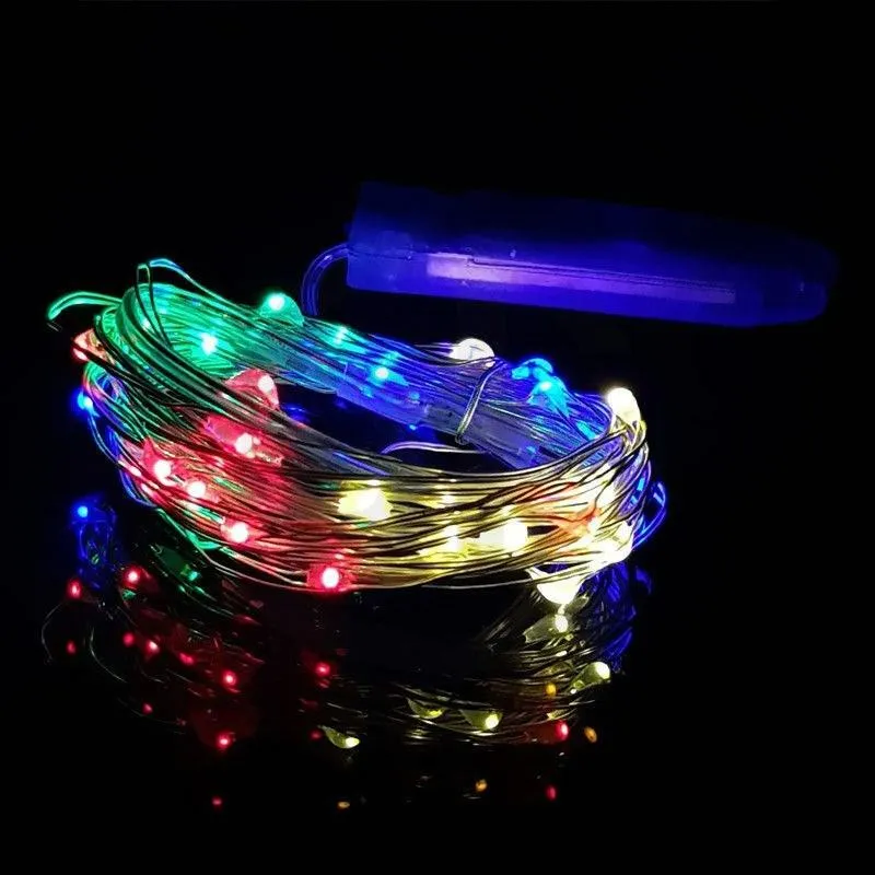 6x 20LEDs 2m Waterproof LED MICRO Silver Copper Wire String Fairy Lights Decor