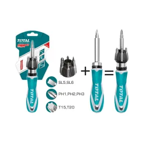 8 Pcs ratchet screwdriver set