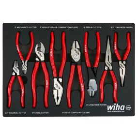 8 Piece Classic Grip Pliers and Cutters Tray Set