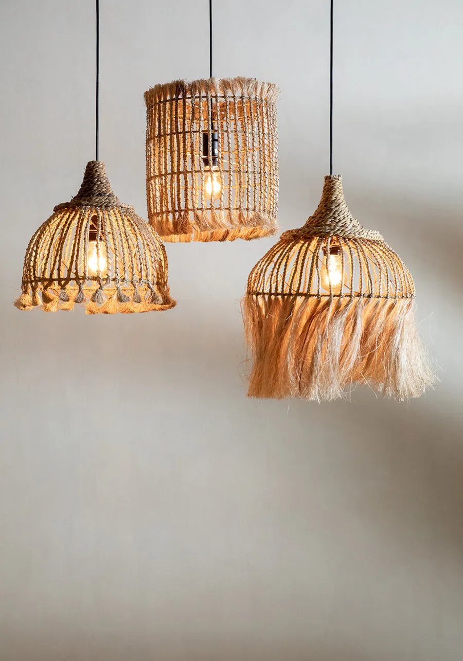 ABACA Bird Cage Pendant