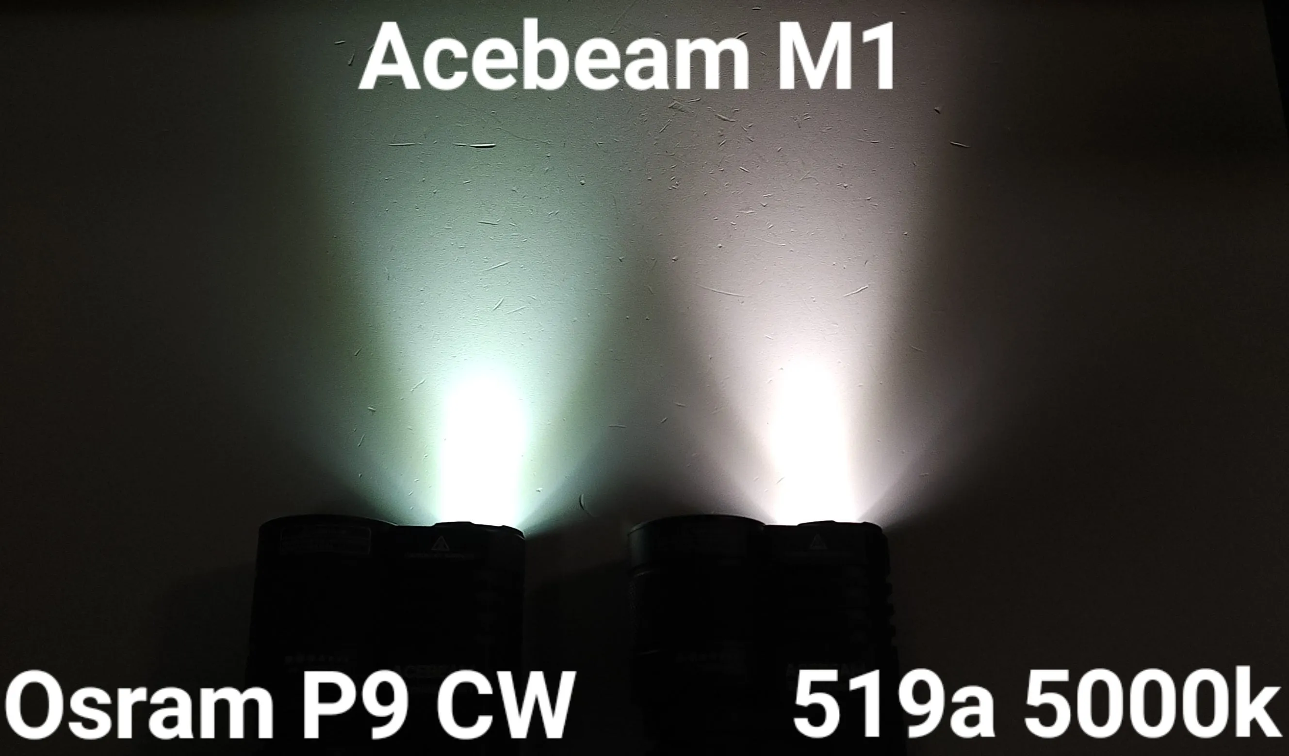 Acebeam Terminator M1 Dual Head LED LEP Flashlight (Limited Edition)