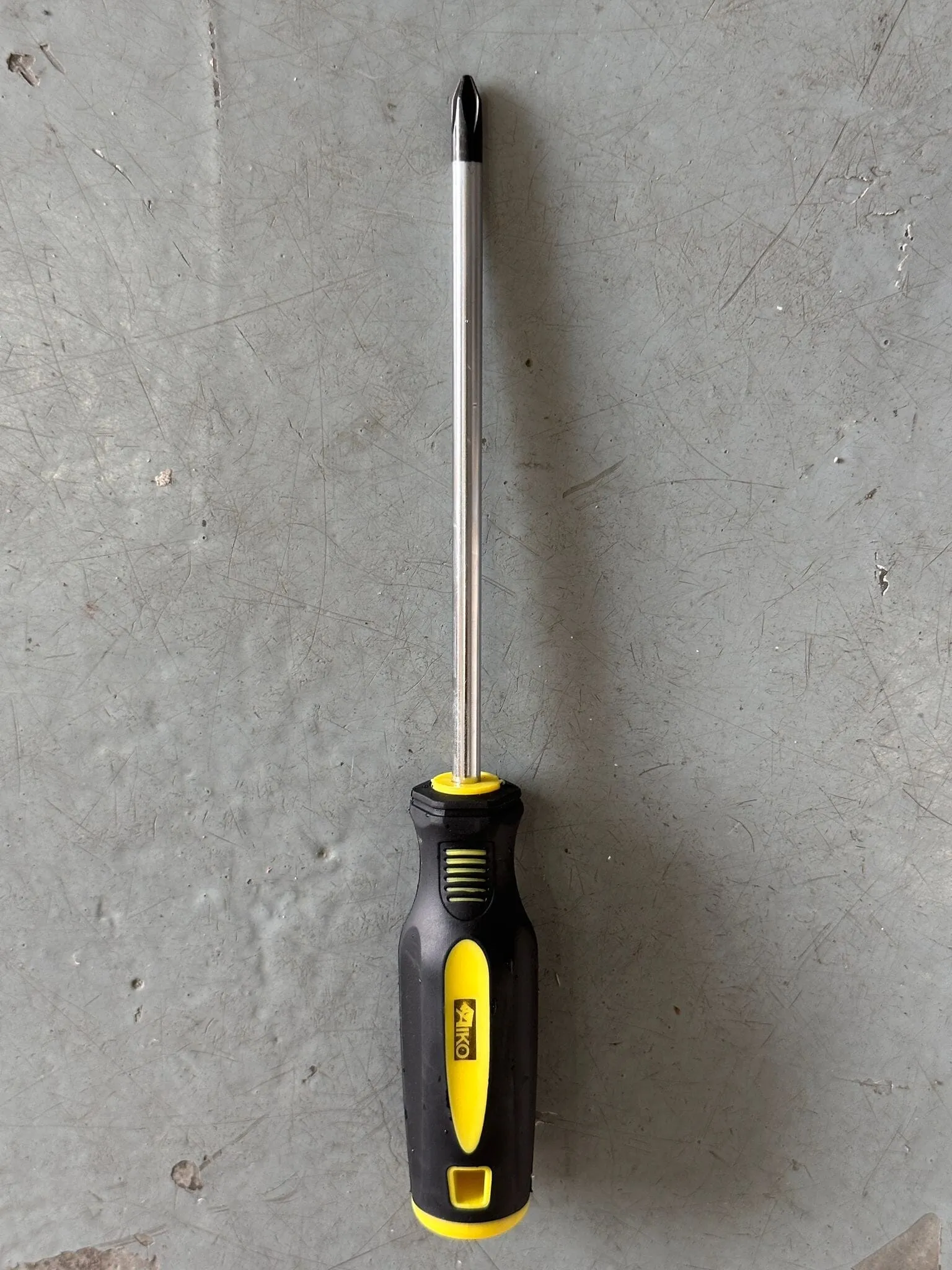 Aiko 6" Cushion Grip Screw Driver ( )/(-) | Model : SD-CG6150