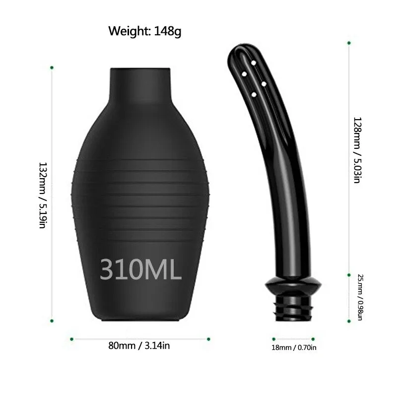 Anal Cleaner Anal Douches Safe Rectal Syringe Stream Douche Enema Colon Vaginal Cleaner Tool