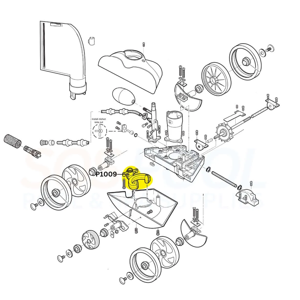 Aquastar Water Management System For Polaris Vac-Sweep 280 Cleaner | K25 | P1009