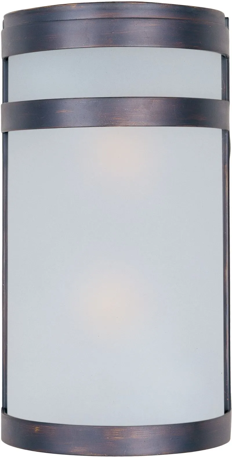 Arc 6.5" 2 Light Outdoor Wall Sconce