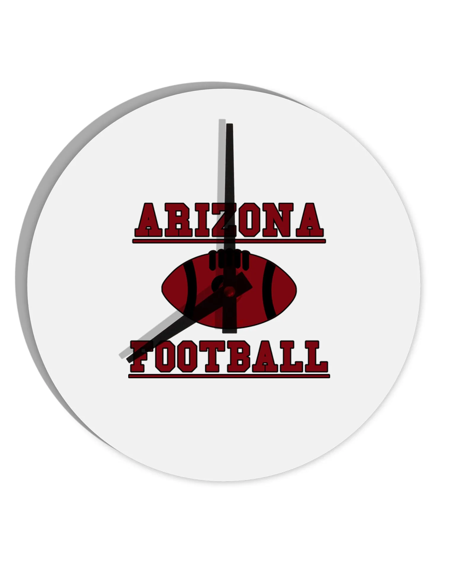 Arizona Football 10 InchRound Wall Clock  by TooLoud