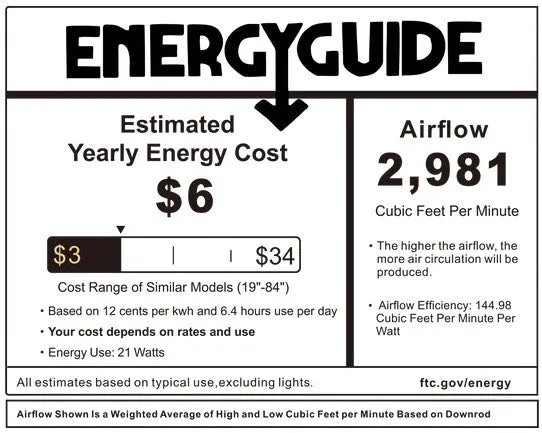 ASCENDER 56 inch 5-Blade Smart Ceiling Fan with LED Light & Remote Control - Black/Walnut & Barnwood (Reversible Blades)