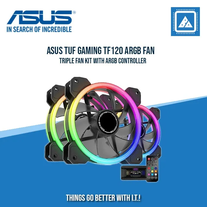 ASUS TUF GAMING TF120 ARGB FAN (BLACK)