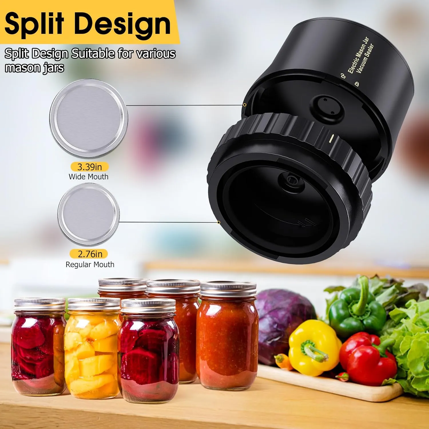 Automated Mason Jar Vacuum Sealer