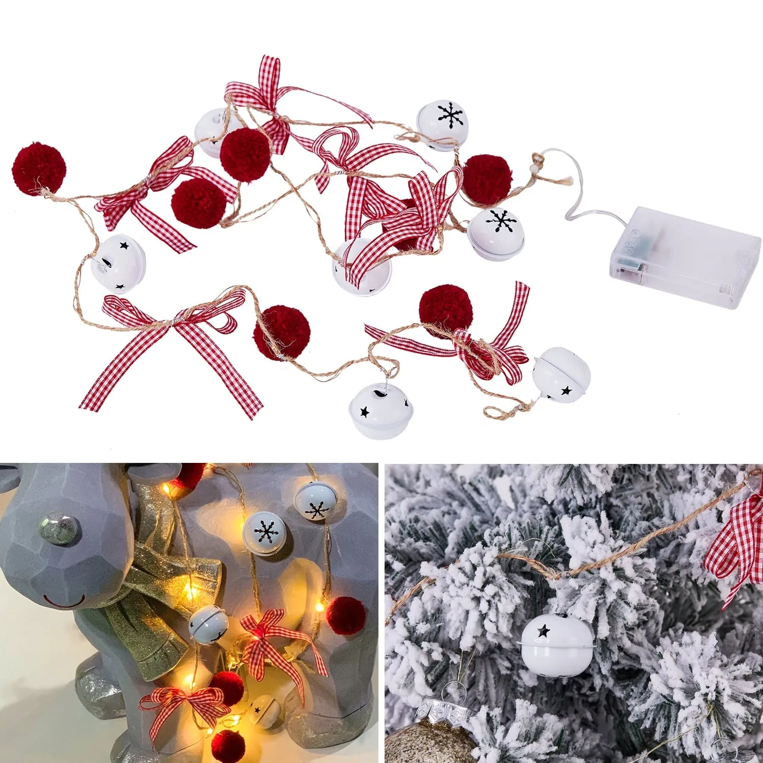 BIGTREE 78"-87" LED Christmas String Lights