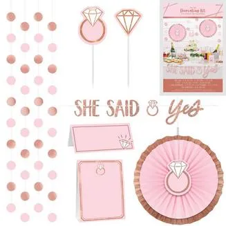 Blush Wedding Buffet Table Decorating Kit 23pcs | 1ct