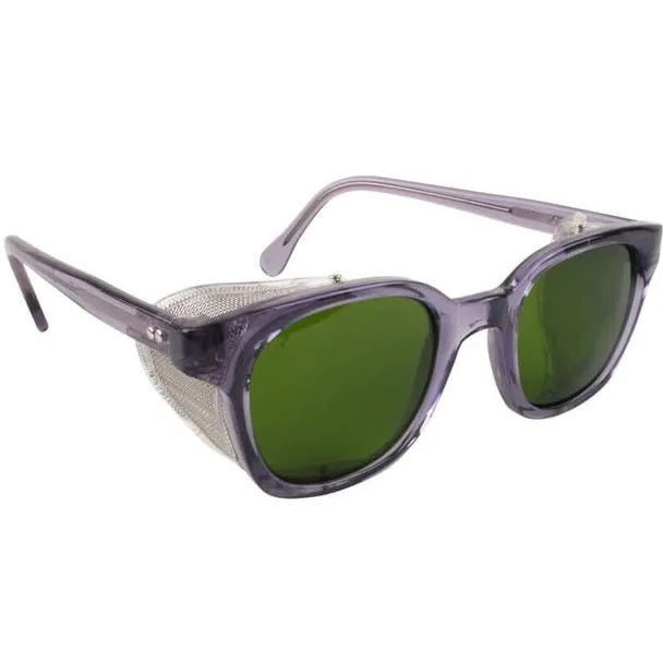 Bouton Traditional Spectacle, Full Frame Safety Glasses with Smoke Frame & Anti-Scratch Coating