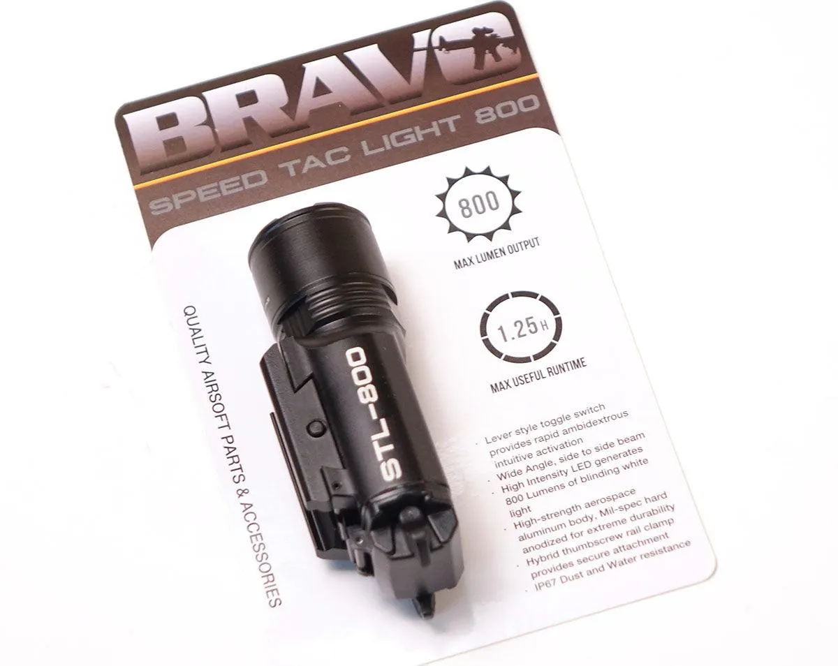 Bravo Speed Tac Pistol Flashlight 600 Lumens