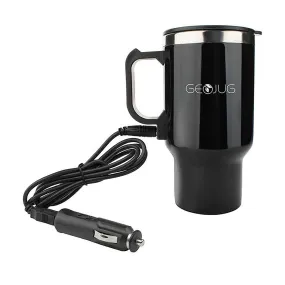 Brentwood CMB-16B Stainless Steel 16oz 12 Volt Heated Travel Mug, Black