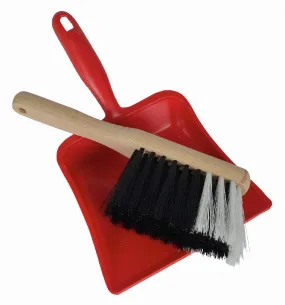 Broom with shovel