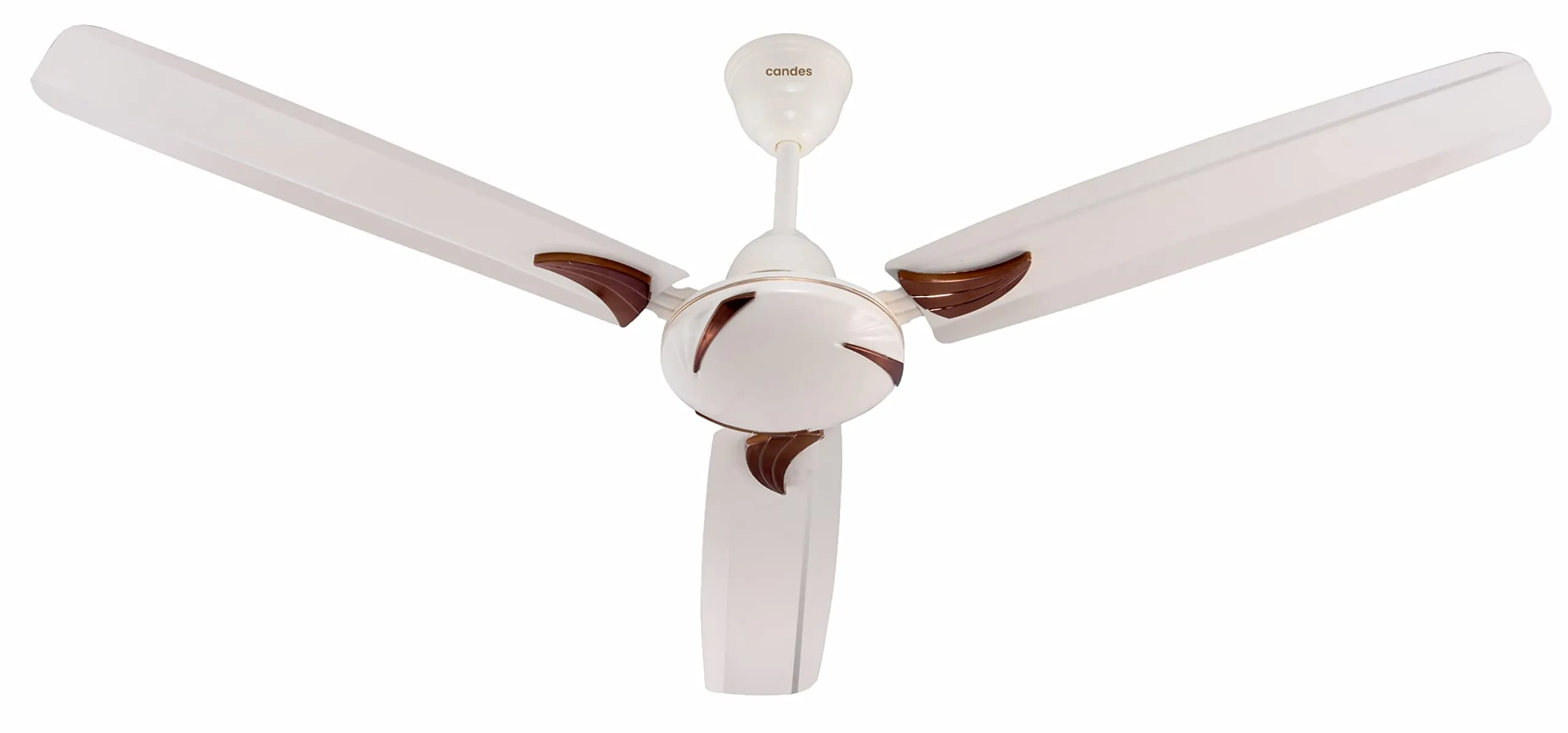 Candes Lynx Ceiling Fans For Home 1200Mm / 48 Inch | Bee 3 stars Rated, High Air Delivery, Noiseless & Energy Efficient | 1 1 Years Warranty | Ivory