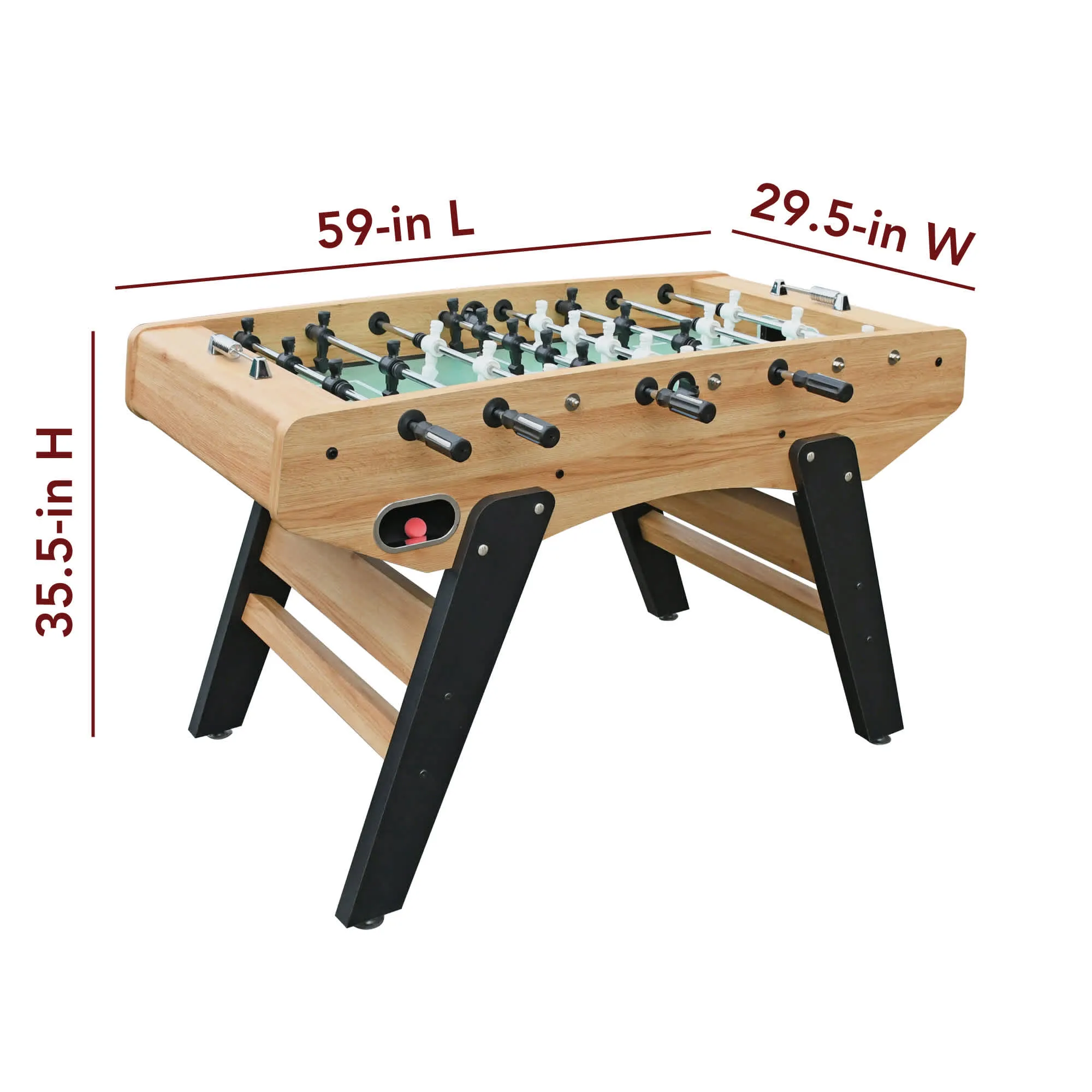 Center Stage Pro Series 59-in Foosball Table - Telescopic Safety Rods