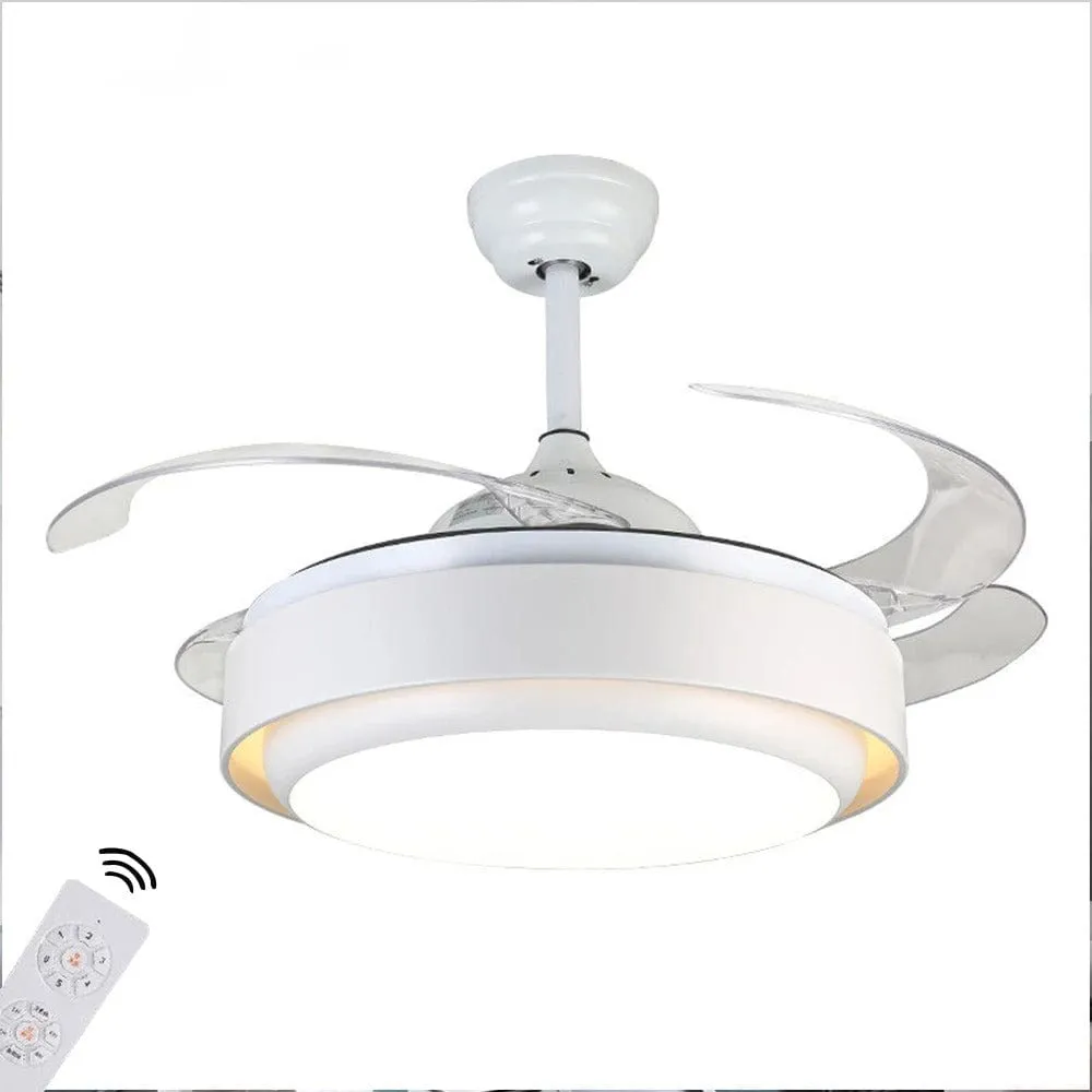 Chalky Ceiling Chandelier With Remote Control