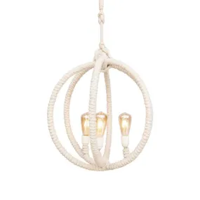 Chic White Rope Pendant – Illuminate Your Space with Style ✨