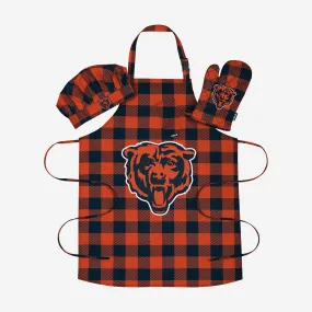 Chicago Bears Plaid Chef Set