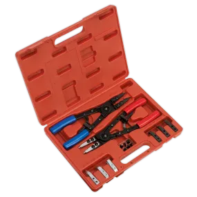 Circlip Pliers Set Internal/External 265mm Heavy-Duty