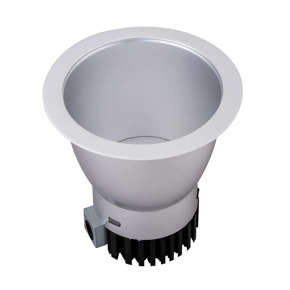 Commercial Baffle Down Light 4in WATTAGE SWITCHABLE (14W, 20W, 27W) 3CCT SWITCHABLE (3000K/4000K/5000K) Dimmable