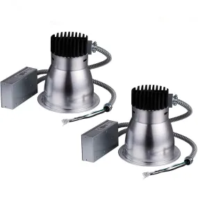 Commercial Baffle Down Light 4in WATTAGE SWITCHABLE (14W, 20W, 27W) 3CCT SWITCHABLE (3000K/4000K/5000K) Dimmable