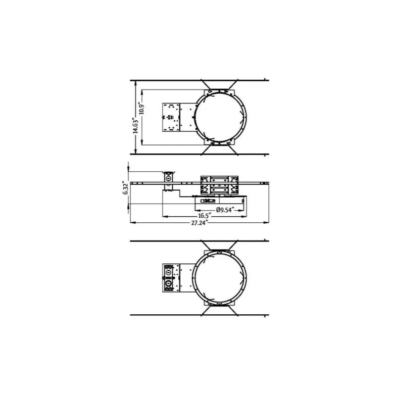 CRL-HSG-10 10" Housing for Commercial Recessed Light