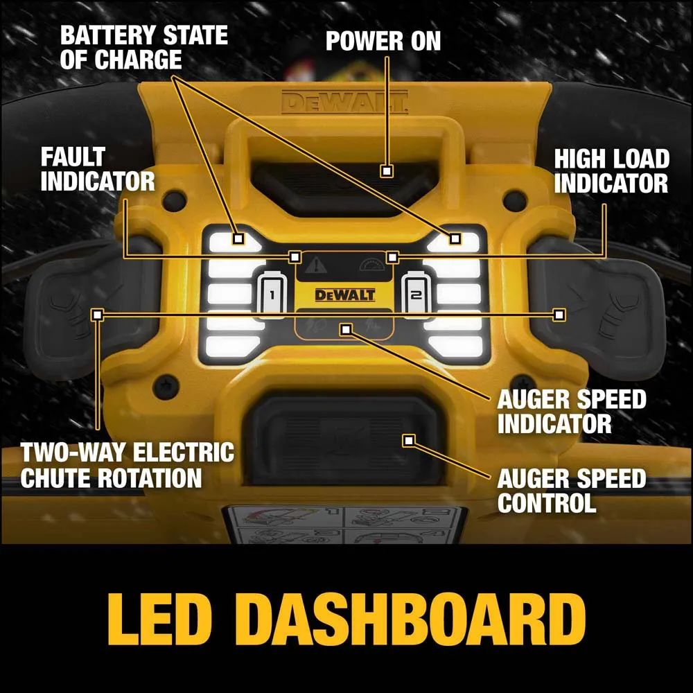 DeWalt DCSNP2142Y2 FLEXVOLT 60V Max Single-Stage Snow Blower Kit