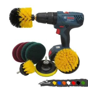 Drill Brush 8-Piece Set Of Floor And Wall Descaling Cleaning Polishing Cleaning Brush Drill Brush