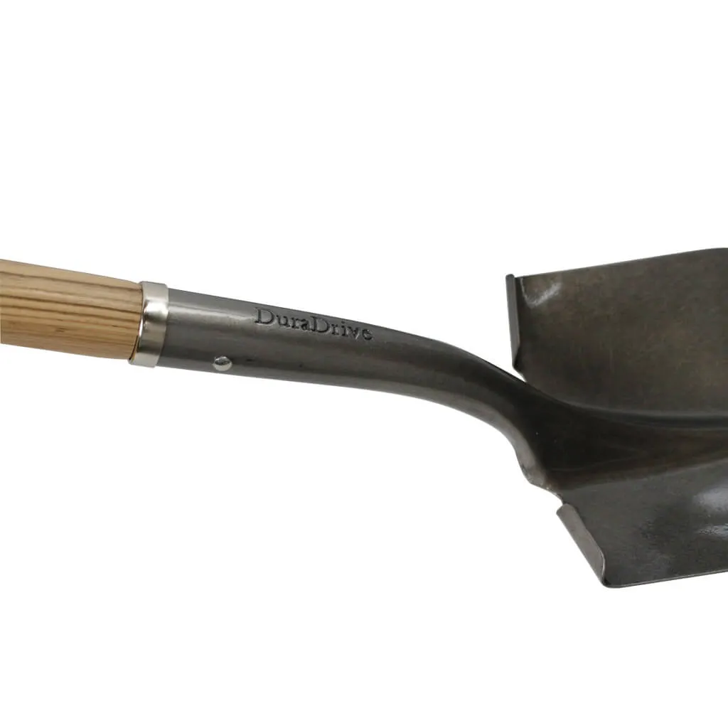 DuraDrive Carbon Steel 29 in Ash Wood Round Point Shovel