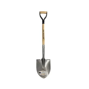 DuraDrive Carbon Steel 29 in Ash Wood Round Point Shovel