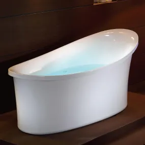 EAGO AM1800 6 ft White Free Standing Air Bubble Bathtub