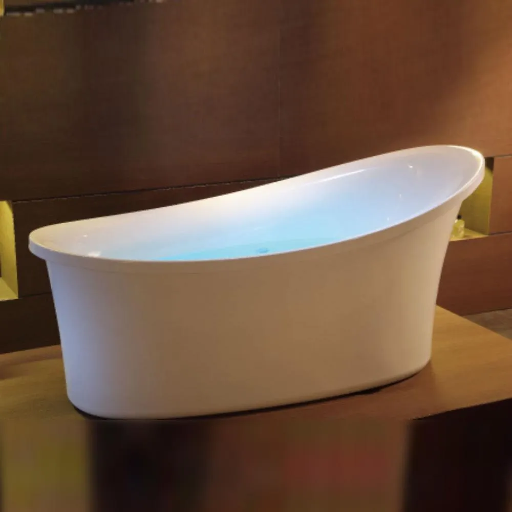 EAGO AM1800 6 ft White Free Standing Air Bubble Bathtub