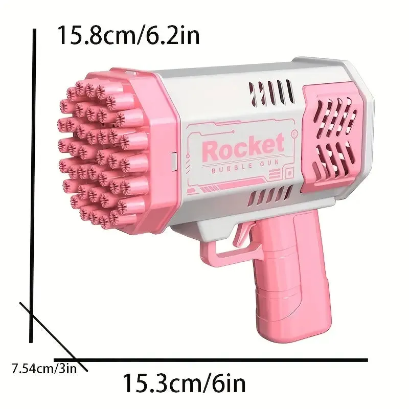 Electric Bubble Gun Rocket Launcher